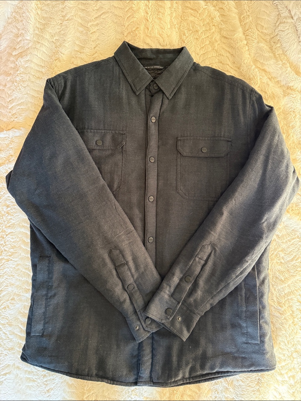 Men's Blue Button-Up Joyrider Shirt-Jac